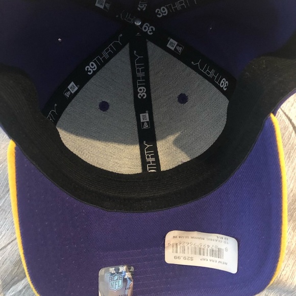 Minnesota Vikings new era 39thirty flex fit hat sz medium/large new - Picture 4 of 5